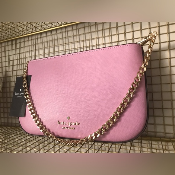 NWT Kate Spade- Madison Pouchette in Berry Cream - Picture 2 of 12